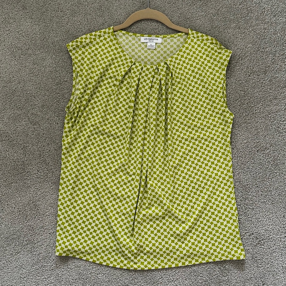 Lime green petite tank, PL